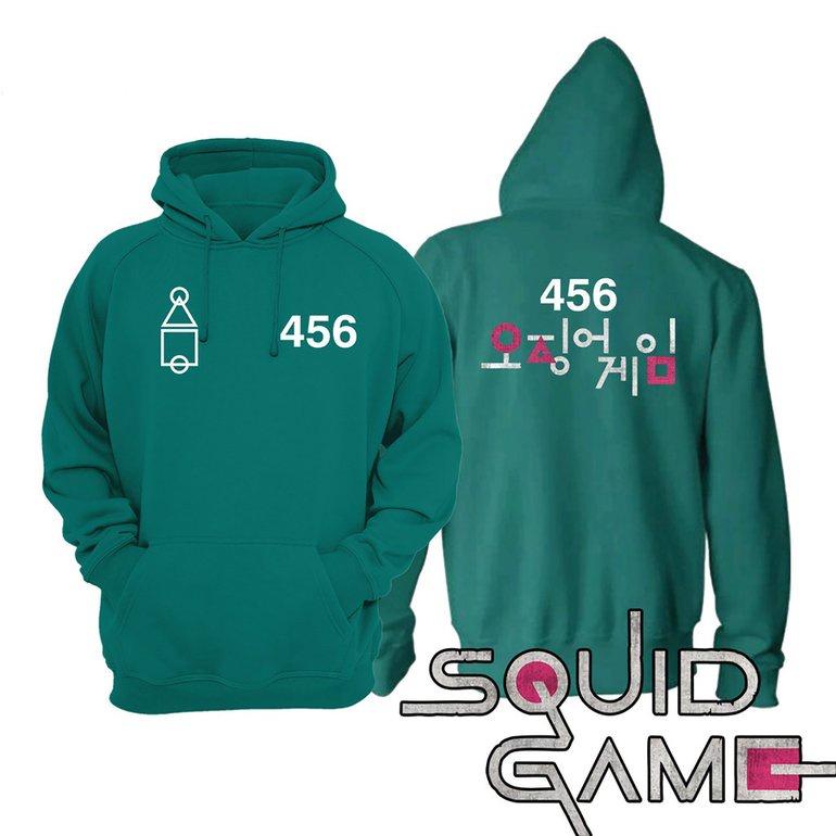 Fiveall Bộ squid game hót trend vải nỉ,bộ quần áo nam nữ có số Miuzi bộ trò chơi con mực