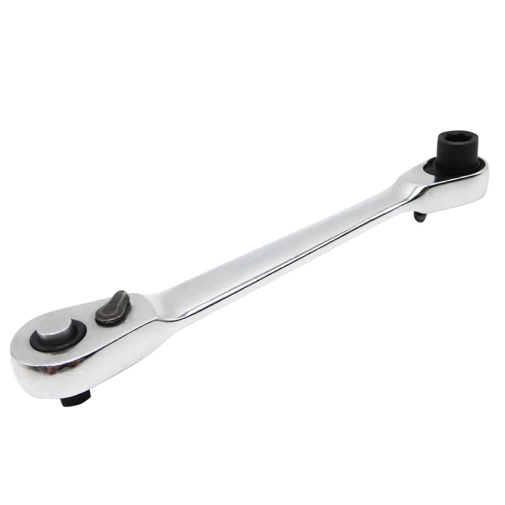 [CHOO] 1/4 Inch Mini Ratchet Wrench Double Head Torque Small Fly Socket Spanner Wrench Repair Tool