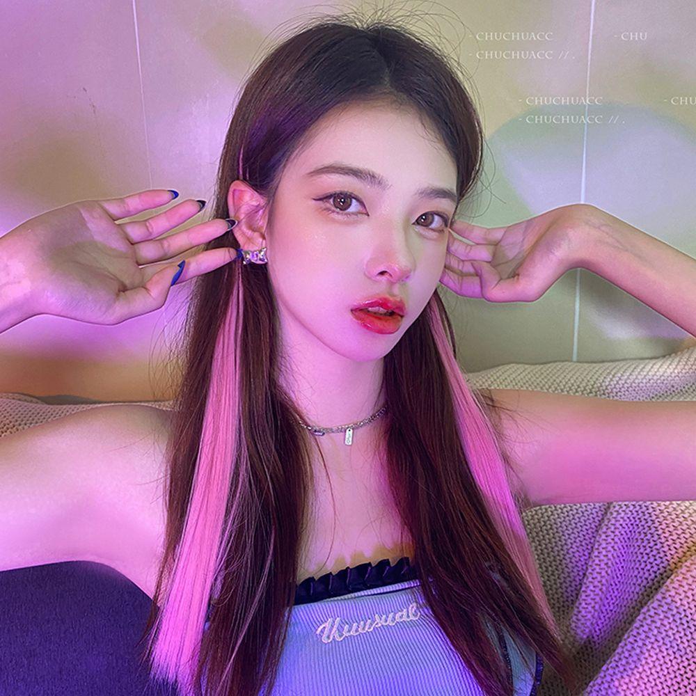 Tóc Giả Dạ Quang Chịu Nhiệt Độ Cao Không Để Lại Dấu Vết Dùng Trang Trí Tiệc Tùng