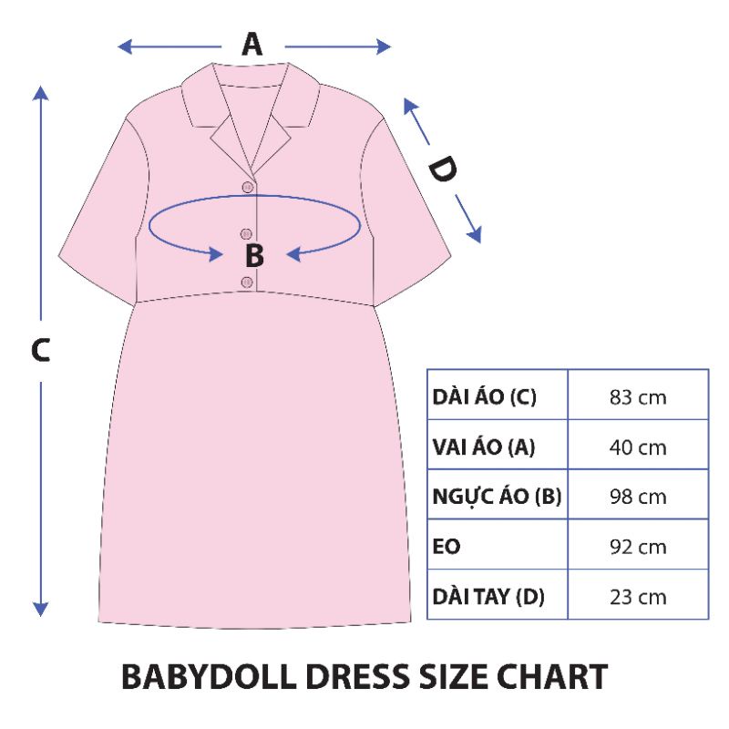 UPZ Đầm Babydoll Logo (4 Màu)