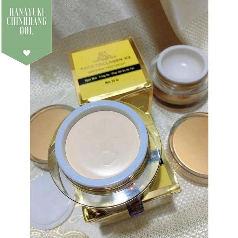 [CHÍNH HÃNG100%]  KEM FACE COLLAGEN X3 TRẮNG HỒNG MỊN MÀNG