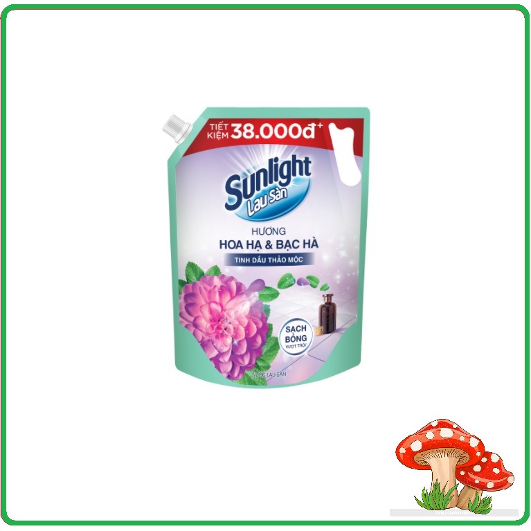 NƯỚC LAU SÀN SUNLIGHT TINH DẦU THẢO MỘC THIÊN NHIÊN 3.6KG TÚI