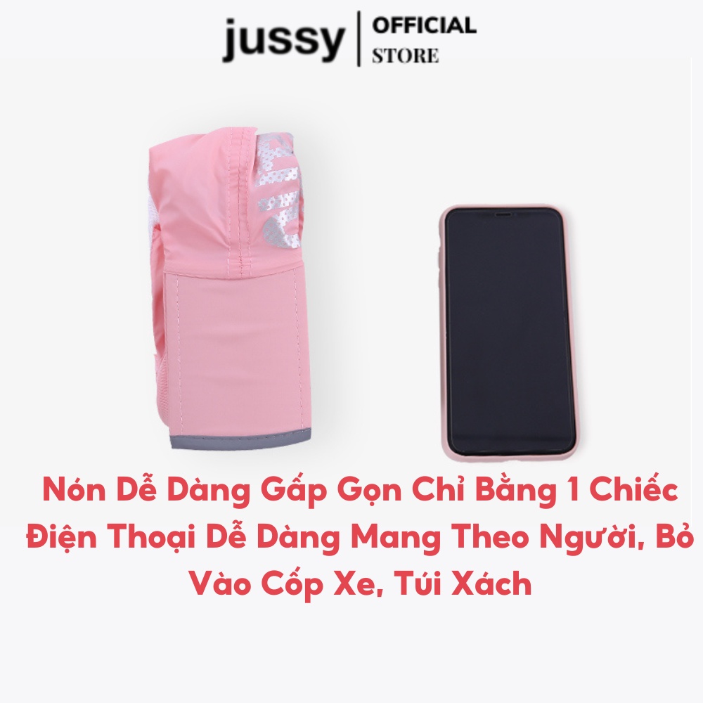 Mũ Lưỡi Trai Che Nắng Jussy Fashion Tích Hợp Khăn Và Khẩu Trang Che Hết Đầu Cổ Có Thể Tháo Rời, Gấp Gọn Chống Uv Upf 50+