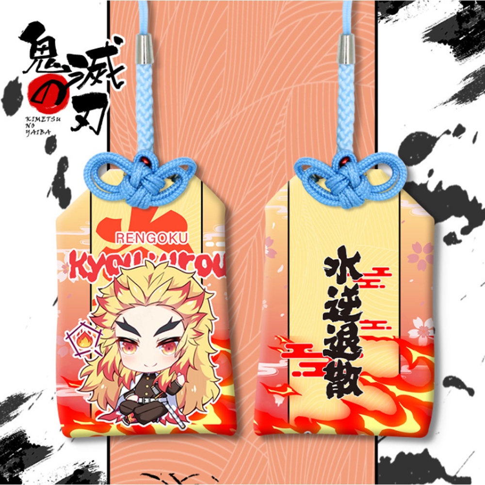 Bùa may mắn Anime Kimetsu no Yaiba - Tanjiro, Nezuko, Shinobu, Rengoku,..