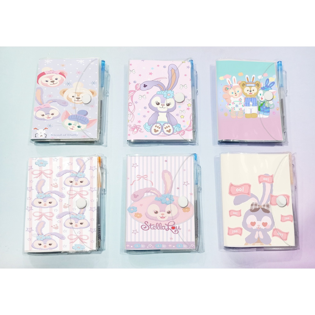 sổ kèm bút gấu dâu tây lotso SB51 9.5x12cm tập có viết cáo lina thỏ stella cute dễ thương DF friends