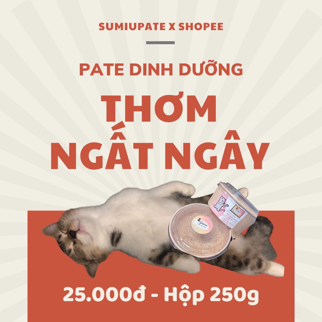 Pate Tươi SUMIU Dành Cho Thú Cưng - Hộp 250g