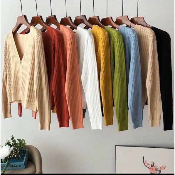 Áo len cardigan 3 khuy hàng Quảng Châu - SCXA71