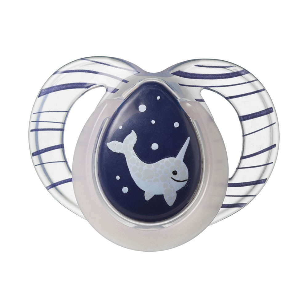 Ty ngậm dạ quang cho bé Tommee Tippee Night Time 6-18 tháng  - Kỳ lân biển