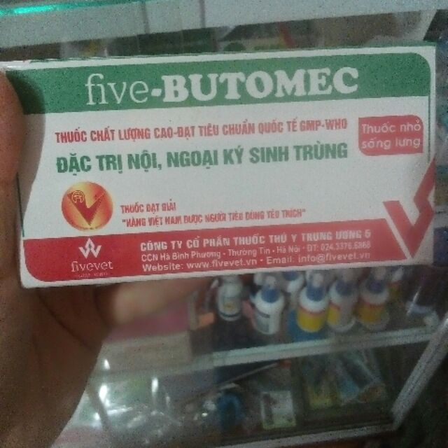 Thuốc nhỏ dọc sống lưng trị ghẻ chó mèo