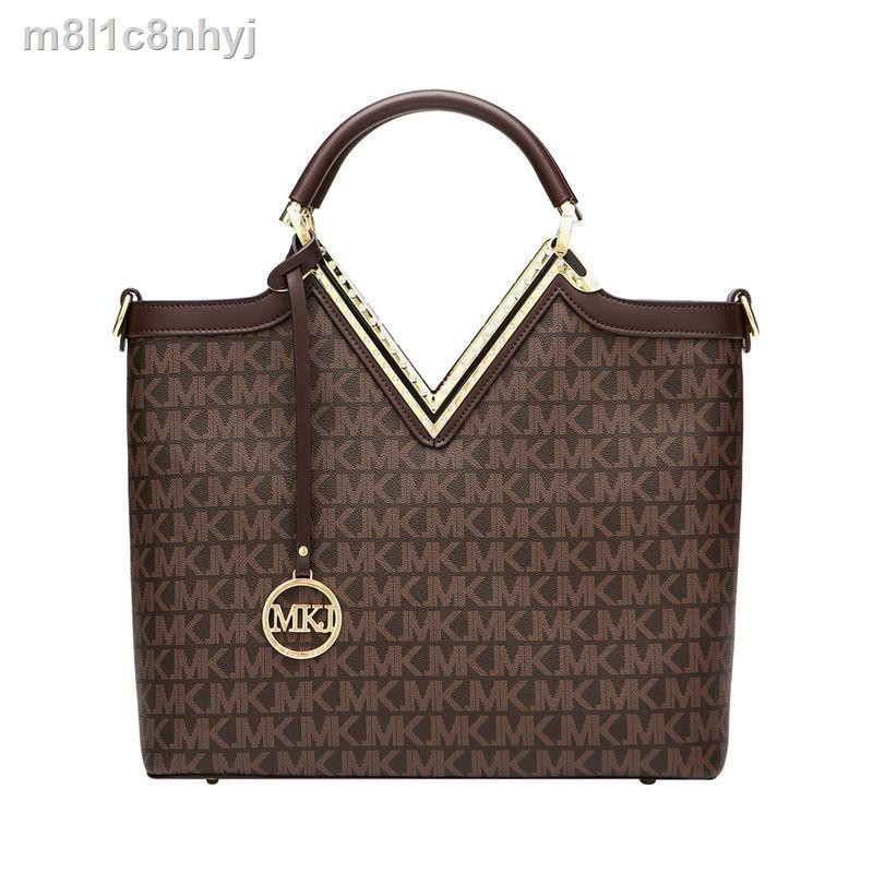 Túi nữ MKJ 2021 da thời trang mới xách công suất lớn phù hợp đeo một vai | BigBuy360 - bigbuy360.vn