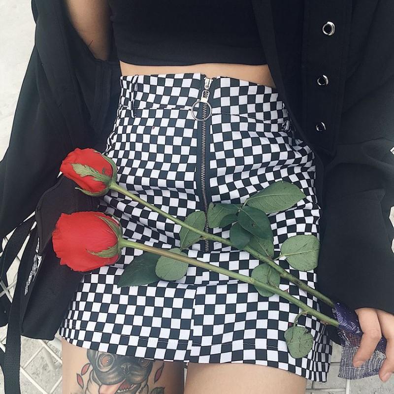 Váy Chữ A Eo Cao Kẻ Sọc Phong Cách Hàn Quốc Thời Trang Cho Nữ | BigBuy360 - bigbuy360.vn