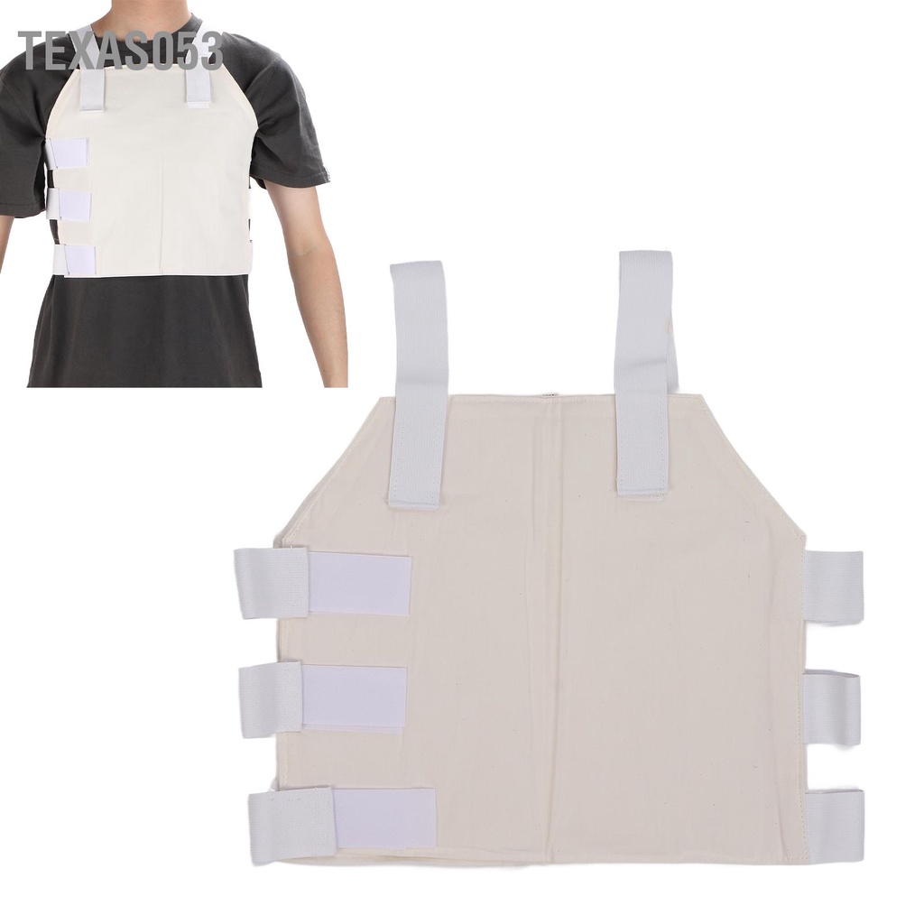 Texas053 Xương ức và Thorax Hỗ trợ Nẹp ngực Thở cho Căng cơ Liên sườn