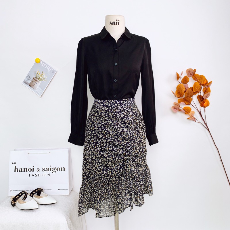 Áo Sơ Mi Nữ 🍀 FREESHIP 🍀 Áo Sơ Mi Basic Hàng Thiết Kế AO211 | BigBuy360 - bigbuy360.vn