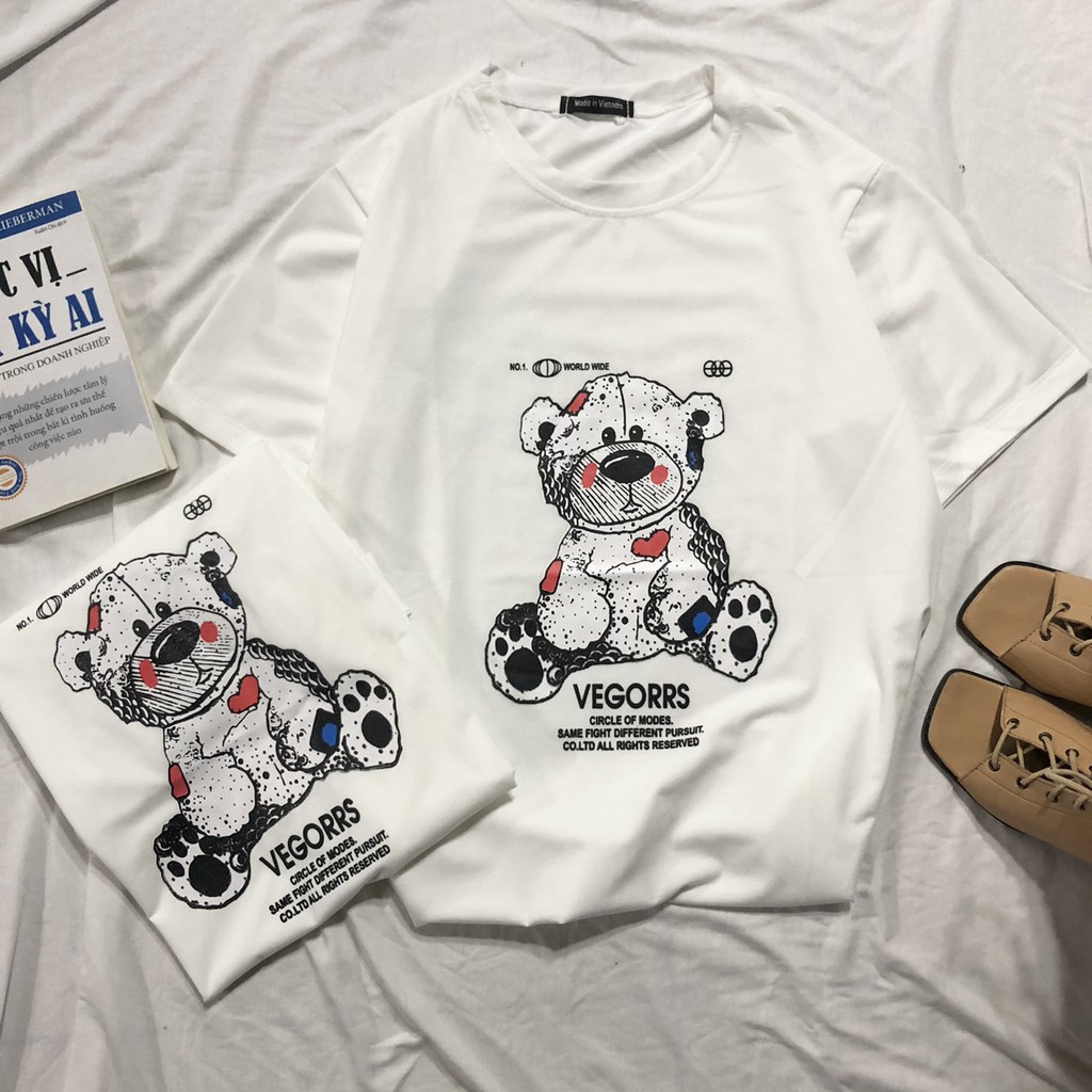 Áo thun dáng Unisex hình GẤU dễ thương
