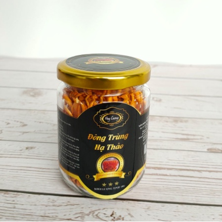 HŨ 50GR Nấm Đông Trùng Hạ Thảo Huy Cương Sấy Thăng Hoa Hàng Cao Cấp