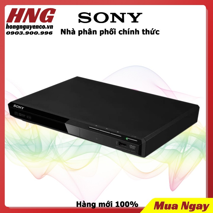 Đầu DVD Sony DVP-SR370 - Hàng phân phối chính hãng - Bảo hành 1 năm toàn quốc