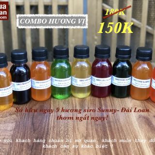 [COMBO]CÁC LOẠI SIRO, TRÀ VÀ BỘT SỮA ĐÀI LOAN