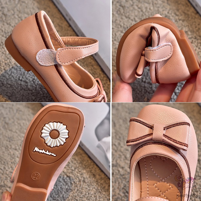 Giày Búp Bê Đính Nơ Dễ Thương Đáng Yêu Xinh Xắn Cho Bé Gái