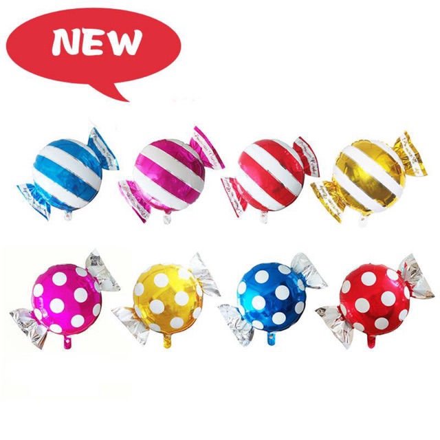 Bóng nhôm hình chiếc kẹo candy sinh nhật