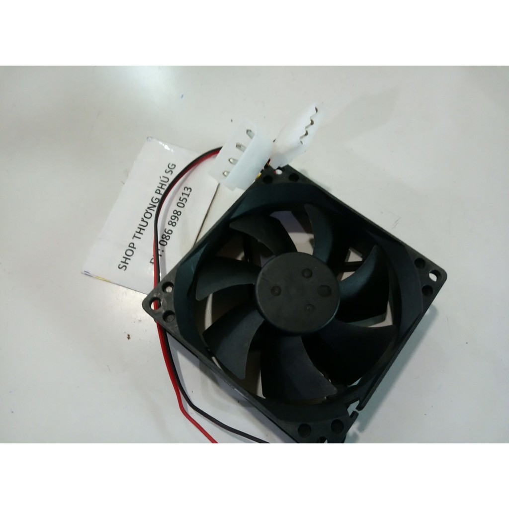 Quạt thùng - Fan Case CPU 8Cm (Màu đen)