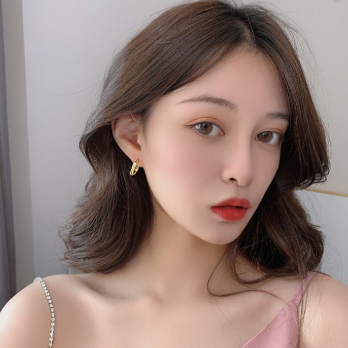 Bông Tai Kim Bạc Thiết Kế Đơn Giản Phong Cách Hoài Cổ 2023