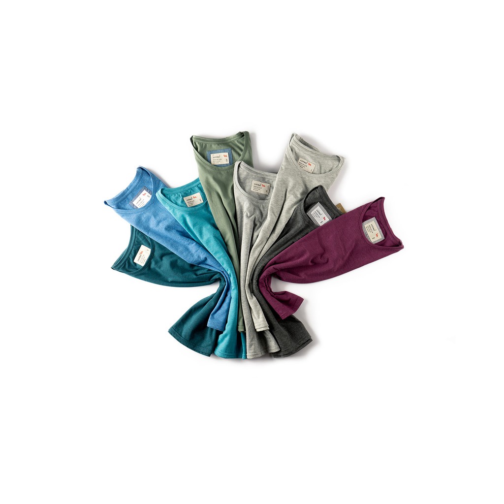 Áo thun nữ phông trơn Casual 1st cổ tròn tay ngắn cộc, 100% cotton thoáng mát, thích hợp đi làm, đi chơi, du lịch | BigBuy360 - bigbuy360.vn