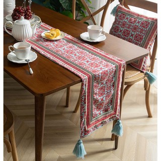 Bộ khăn trải bàn và gối trangn trí thêu tay - Nhiều mẫu