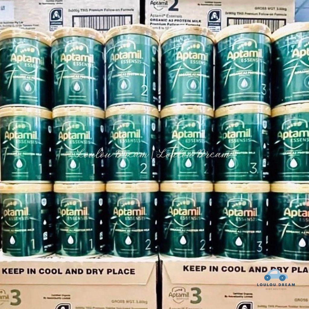 Sữa Aptamil Essensis Organic số 1,2,3 - Sữa hữu cơ cao cấp cho bé nội địa Úc