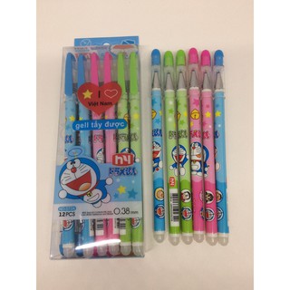 Combo 05 bút bi xóa được mực xanh