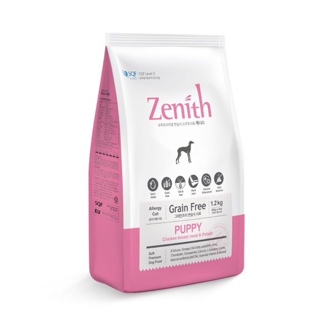 Zenith Thức Ăn Hạt Mềm Cho Chó Con 1.2kg