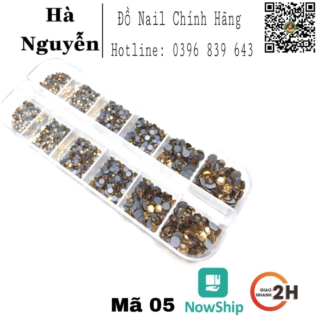 Đá Khay Chân Lưới Đính Móng - Đá Nail Mix Size Siêu Bền Siêu Sáng Cam Kết KHông Bong Chân - Đá chân keo