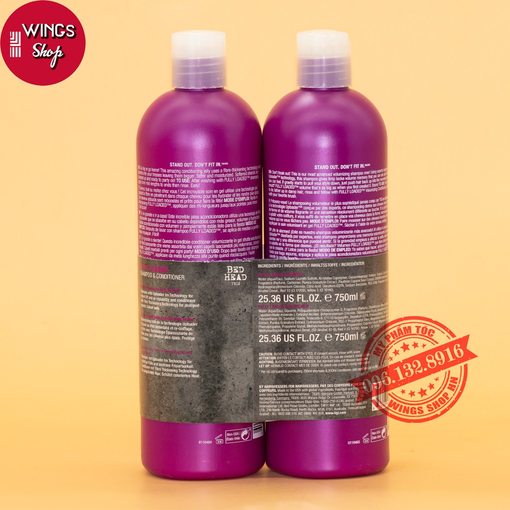 🛑FreeShip🛑Cặp Dầu Gội Xả TIGI  Đủ Màu 750ML |  Phục Hồi Tóc Hư Tổn, Giảm Gãy Rụng | Hàng Chính Hãng | BigBuy360 - bigbuy360.vn