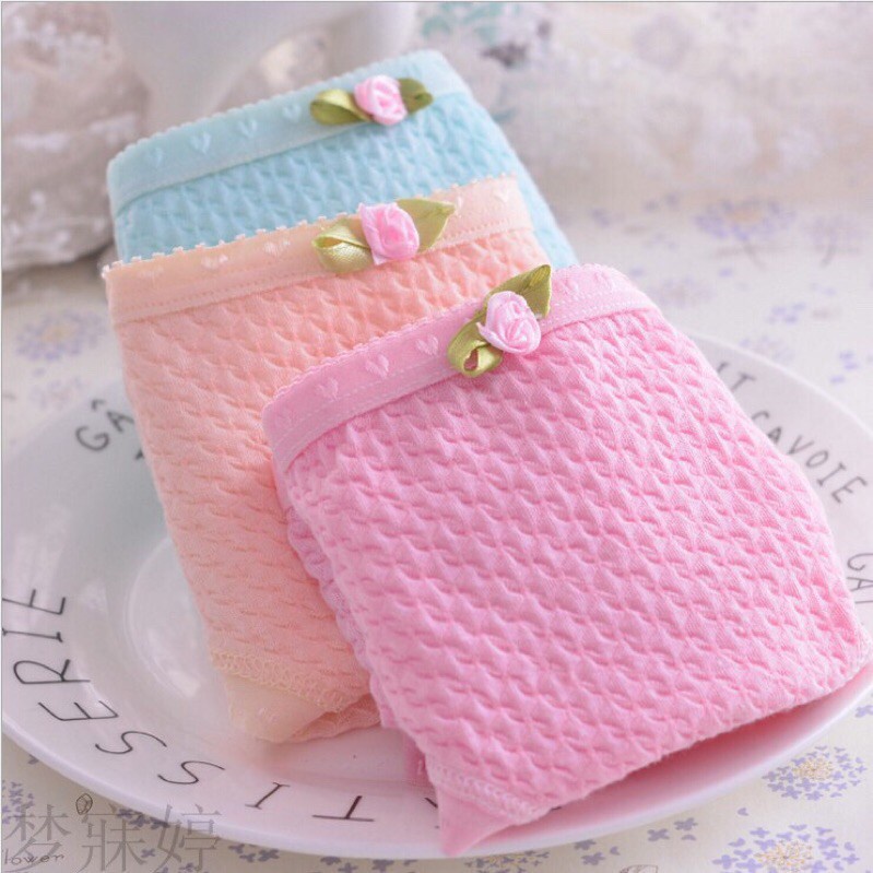Quần lót cotton thông hơi thoáng khí - quần lót nữ sợi bông mềm êm nhẹ 805