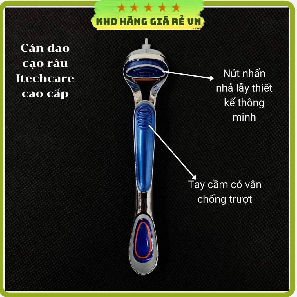 Dao cạo râu cao cấp 5 lưỡi Itechcare nhập khẩu