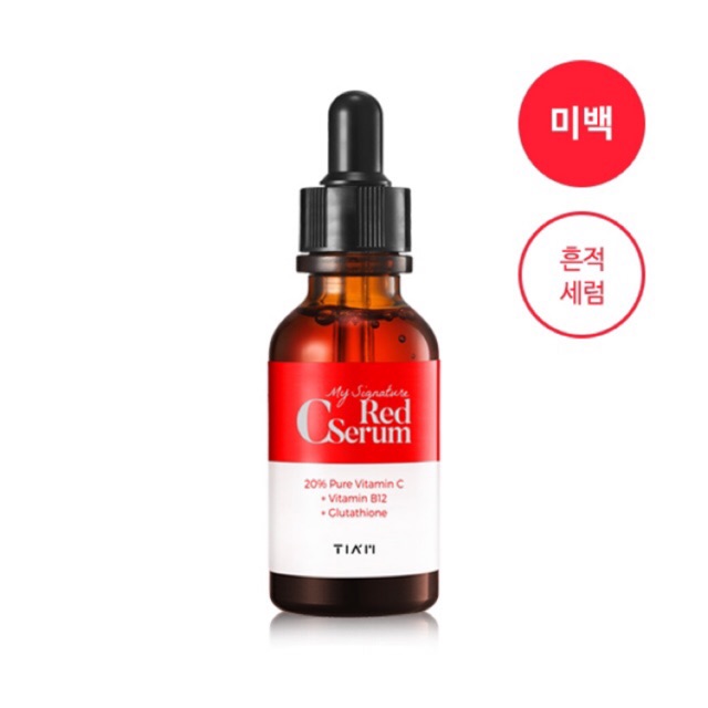 Tinh Chất Phục Hồi Dưỡng Trắng Sáng Da TIAM My Signature Red C Serum 30ml | BigBuy360 - bigbuy360.vn