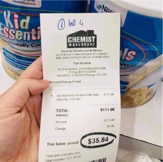 Sữa Kid Essentials Úc 850gr đi air