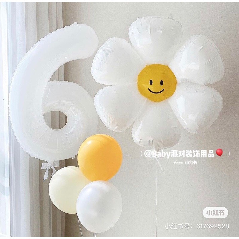 Bóng Hình Hoa Cúc Và Nhiều Mẫu Bóng Trang Trí Sinh Nhật
