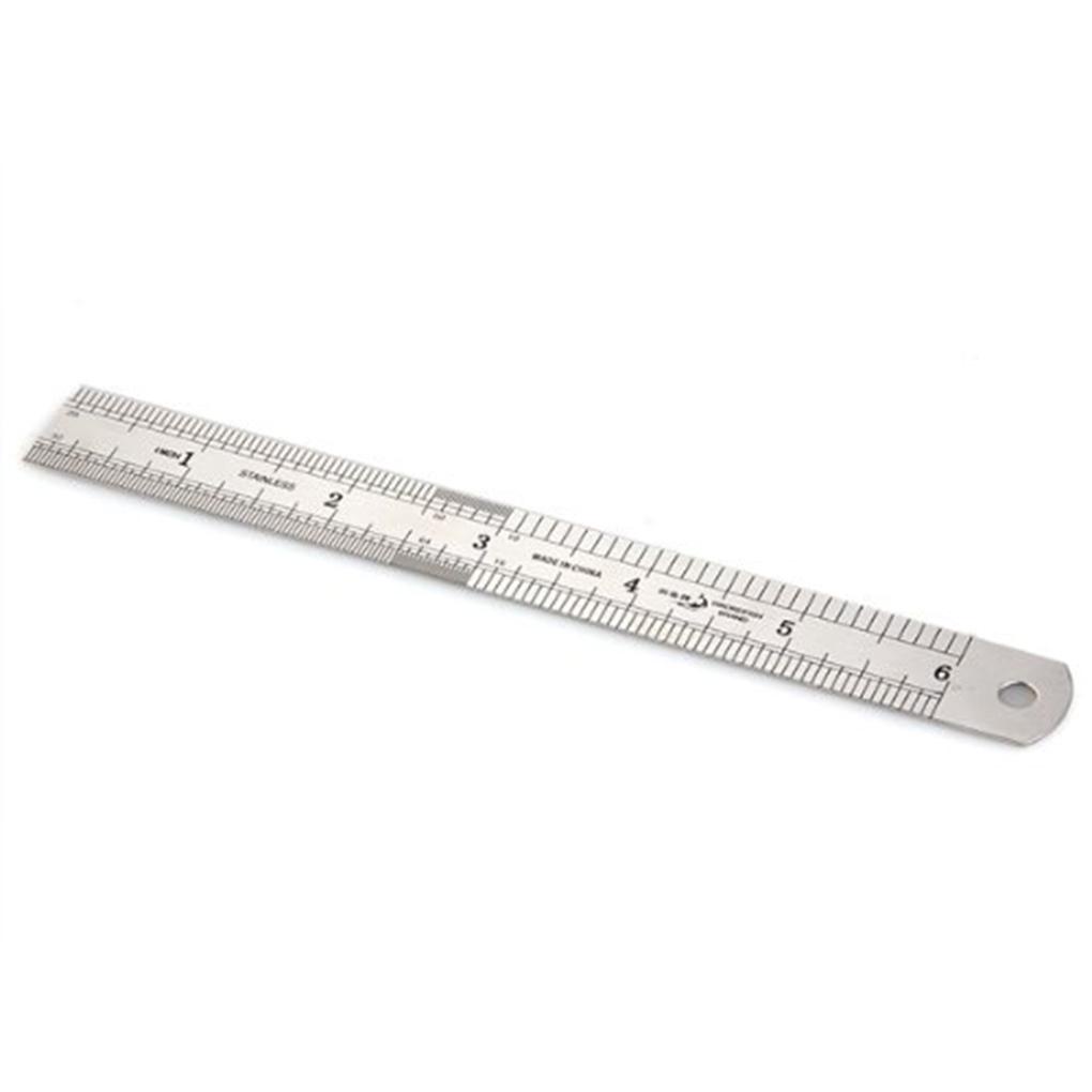 Thước Đo Bằng Thép Không Gỉ Dài 15cm / 30cm