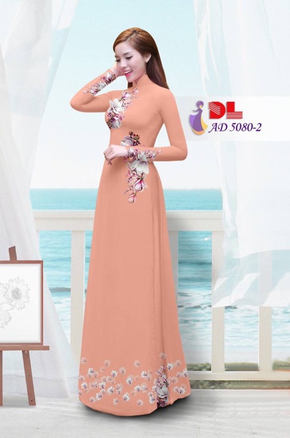 Vải áo dài in hoa