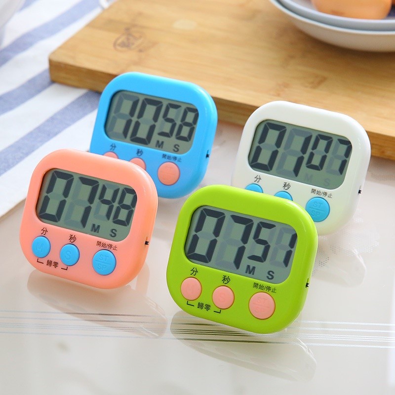 1 Đồng Hồ Bấm Giờ Làm Bếp Màn Hình LCD