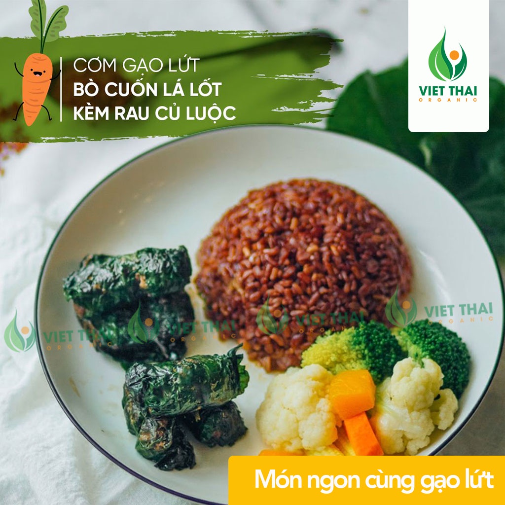 Gạo Lứt Đỏ Giảm Cân / Eat Clean Siêu Dẻo, Mềm, Thơm (Hộp 1kg) Phúc Xuân | BigBuy360 - bigbuy360.vn