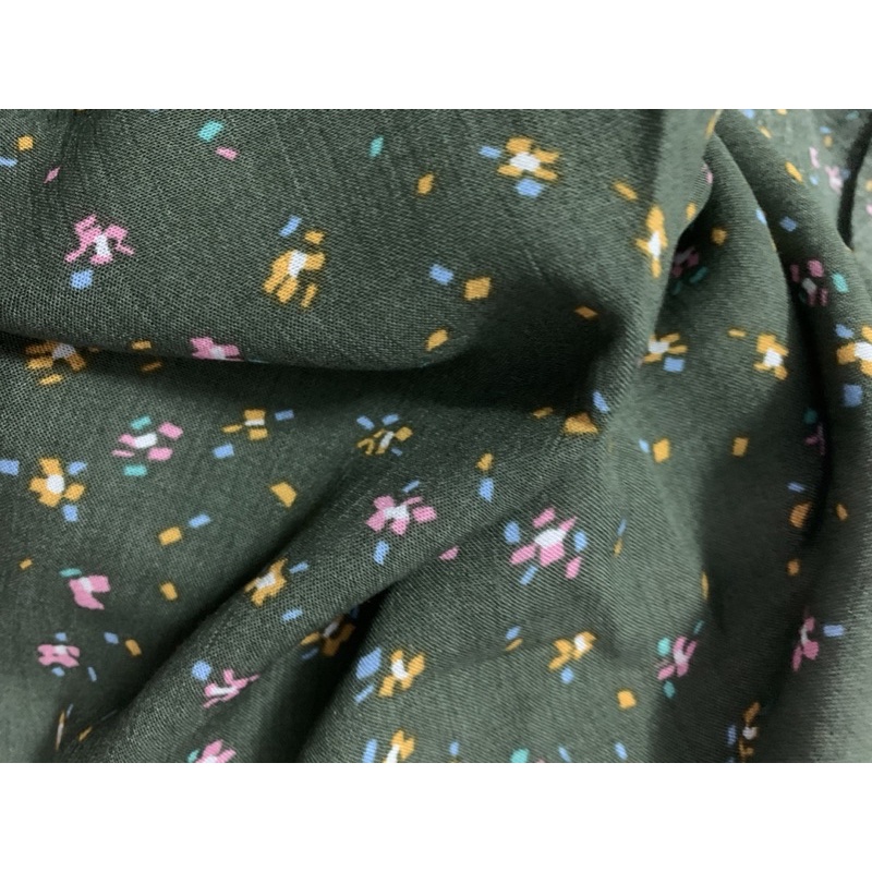 Vải rayon hoa