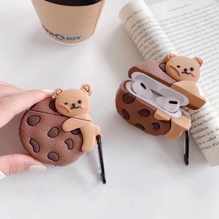 Case Airpod 1/2/pro gấu bánh quy (lấy tương tác)