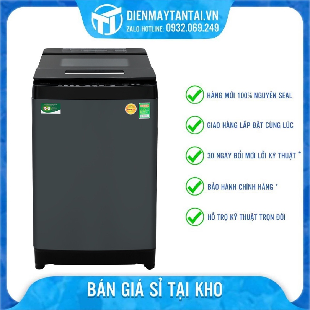 Máy giặt Toshiba Inverter 13 kg AW-DUJ1400GV(KK) , Sản xuất Thái Lan, GIAO HÀNG MIỄN PHÍ HCM