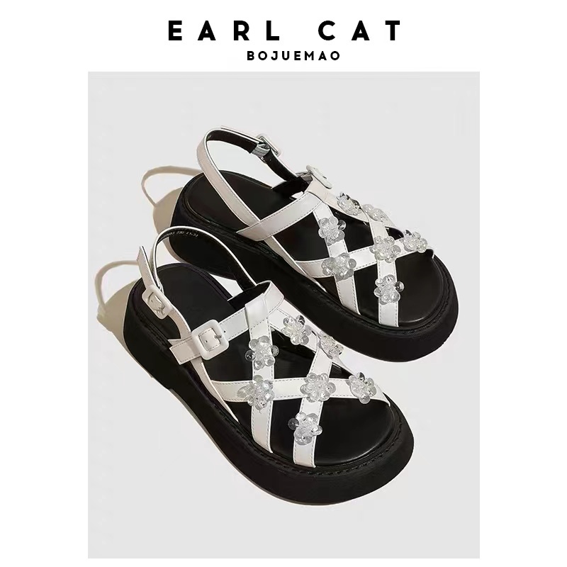 Giày Sandal Đế Dày Phong Cách Thời Trang Mùa Hè Pháp 2022 Dành Cho Nữ