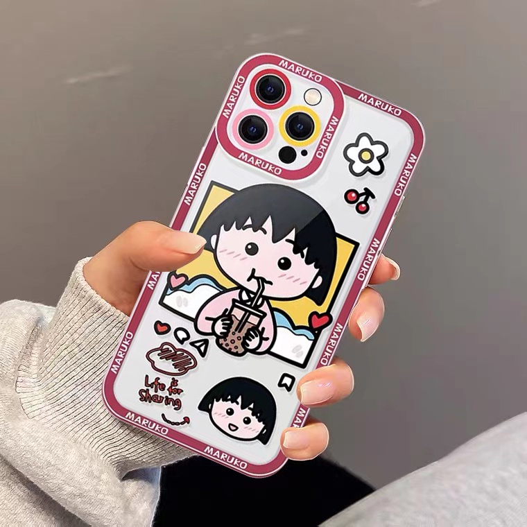 Ốp Điện Thoại Silicon Mềm Chống Sốc Họa Tiết Hoạt Hình Dễ Thương Cho Iphone 11 12 13 Pro Max Xr X Xs Max SE 2020 7 8 6 6S Plus