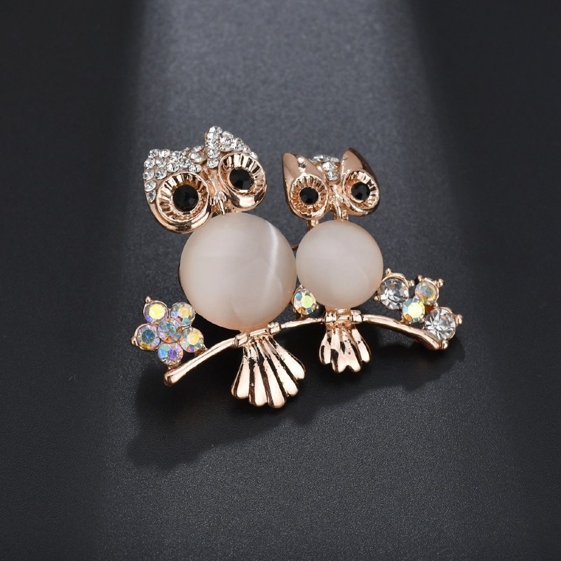 Ghim CàI ÁO HìNh Chú Cú ĐíNh Kim Cương Giả ThờI Trang Cho Nam Nữ