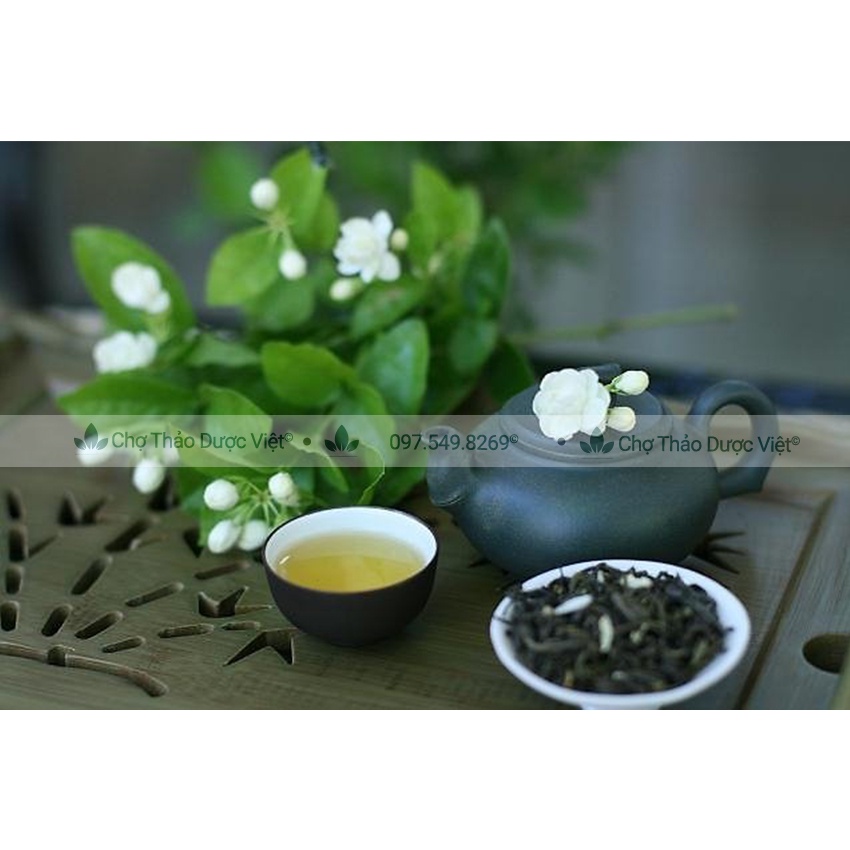 Hoa nhài sấy khô 100g ( Trà lài bông nở to, thơm tạo mùi hương cho các món chè) - Chợ Thảo Dược Việt