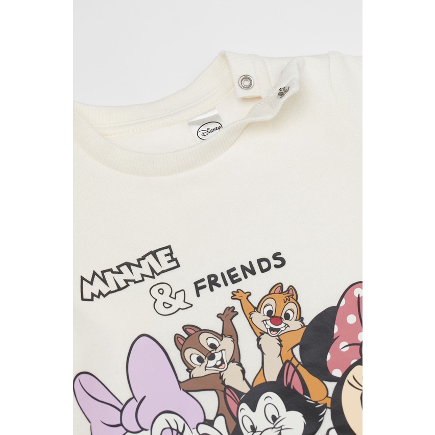 Set bộ mickey Trắng - Đỏ H&amp;M dư xịn 6m-4y