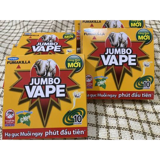 10 khoanh nhang muỗi Jumbo hương Hoa Lài 120g